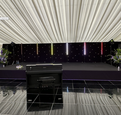 6m x 4m RGB Star Cloth Kit with Controller and Support System